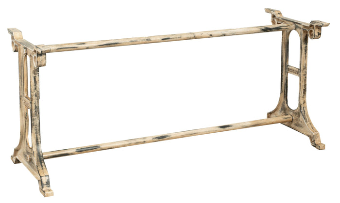 Biscottini Base tavolo in ghisa finitura anticata Molto stabile, robusta Offerta Speciale