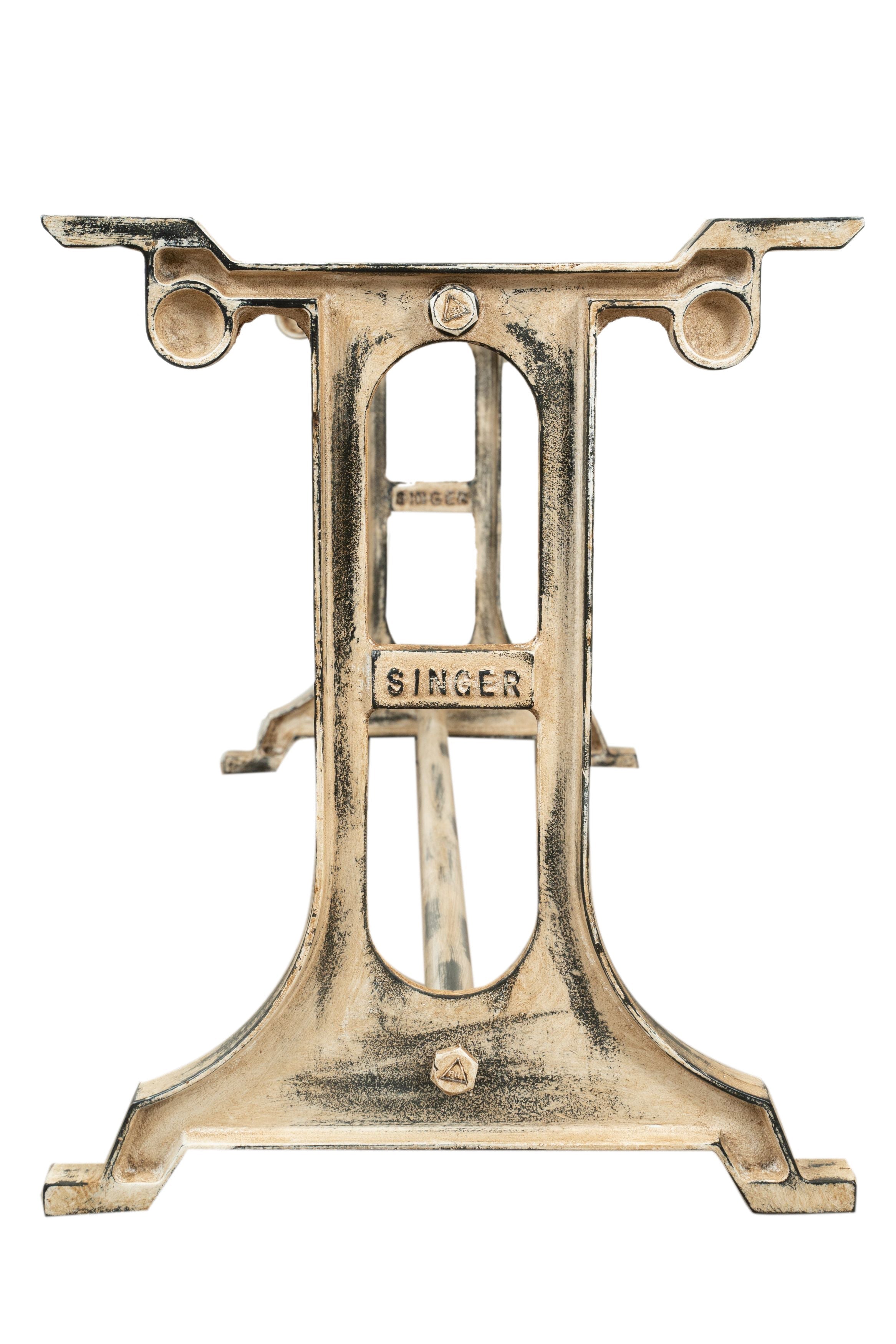 Biscottini Base tavolo in ghisa finitura anticata Molto stabile, robusta Offerta Speciale