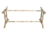 Biscottini Base tavolo in ghisa finitura anticata Molto stabile, robusta Offerta Speciale