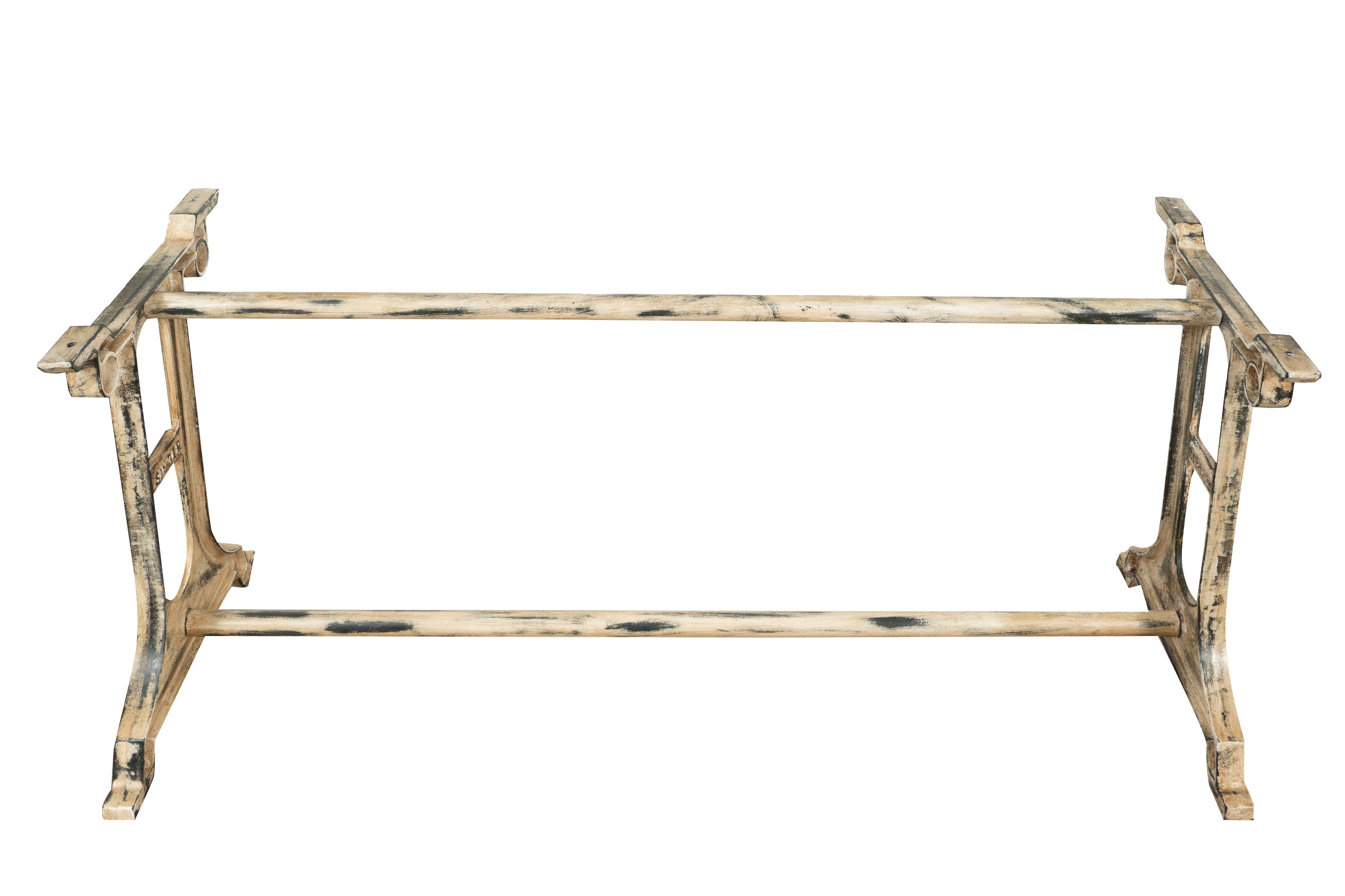 Biscottini Base tavolo in ghisa finitura anticata Molto stabile, robusta Offerta Speciale