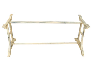 Biscottini Base tavolo in ghisa finitura anticata Molto stabile, robusta Offerta Speciale