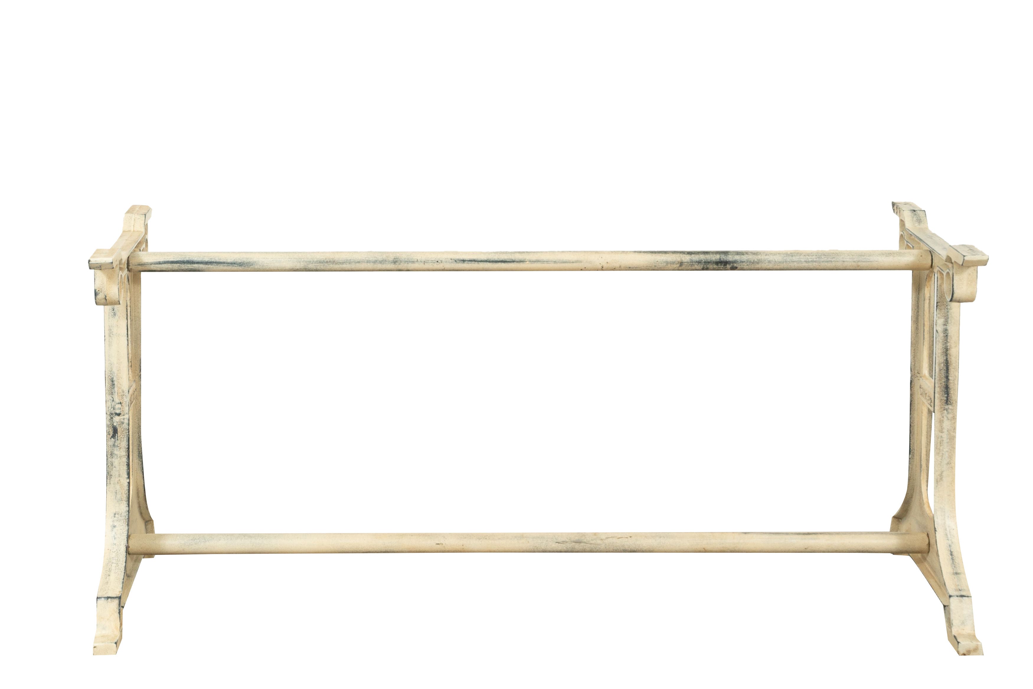 Biscottini Base tavolo in ghisa finitura anticata Molto stabile, robusta Offerta Speciale