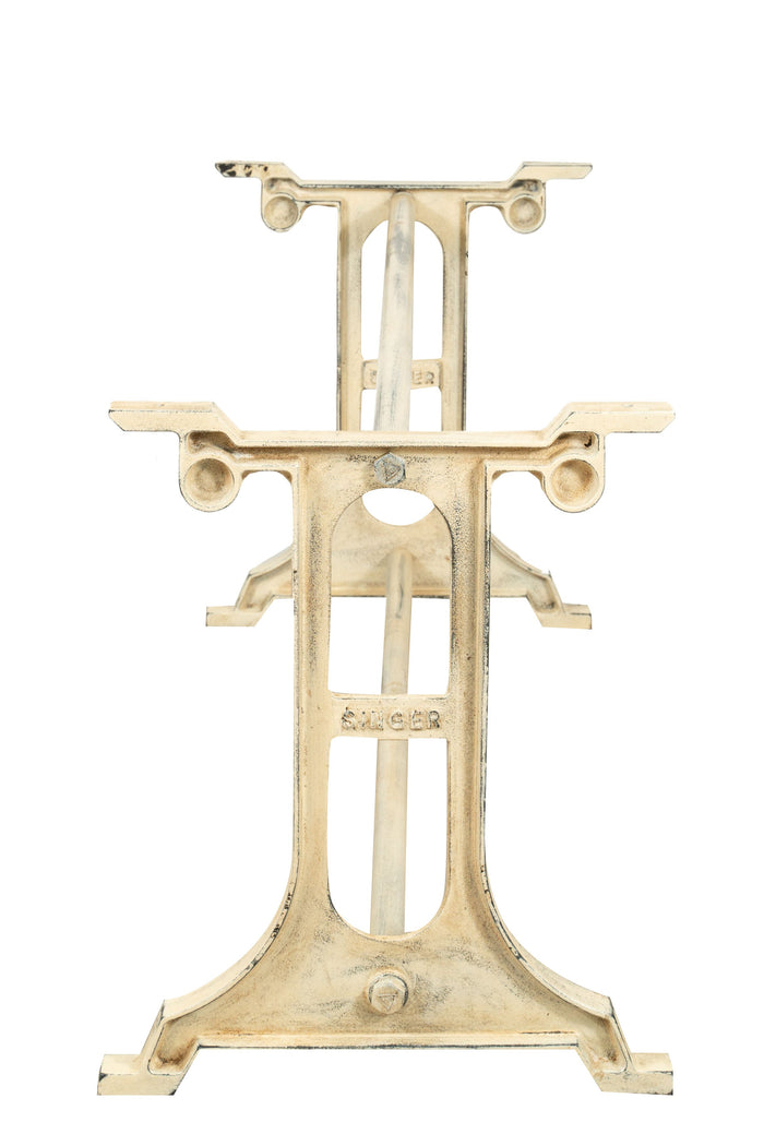 Biscottini Base tavolo in ghisa finitura anticata Molto stabile, robusta Offerta Speciale