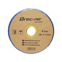Tubo piatto per acqua per irrigazione in PVC 1,5 pollici, lunghezza 100 m, PN4. Breckner Germany
