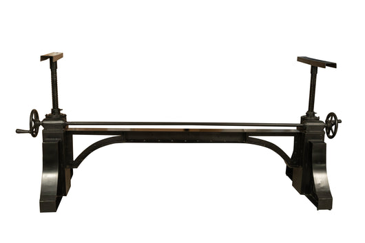 Biscottini Base tavolo in ghisa regolabile da ingranaggio a manovella Molto robusta stabile