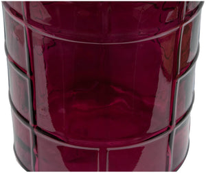 Biscottini Boccione in vetro colorato big rosso