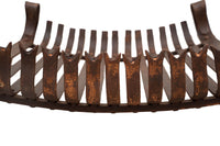 Biscottini Braciere in ferro battuto lavorato a mano L64XPR48XH30 cm Comodo pratico