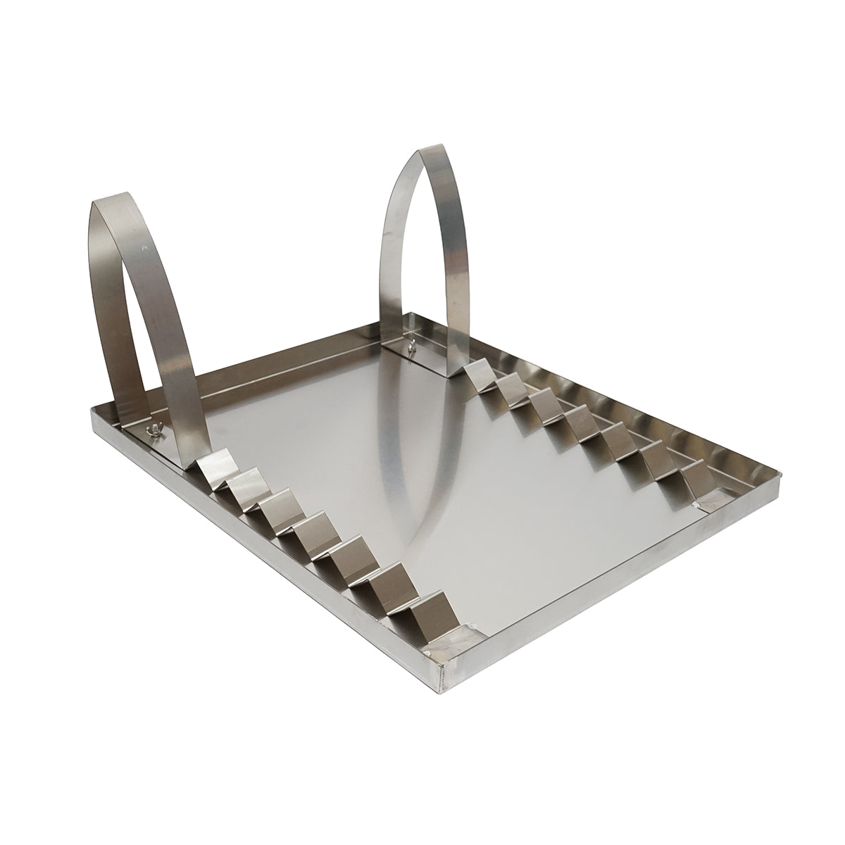 Vassoio in acciaio inossidabile per disopercolare, dimensioni 600x700x30 mm