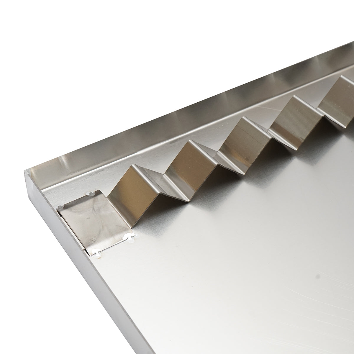 Vassoio in acciaio inossidabile per disopercolare, dimensioni 600x700x30 mm