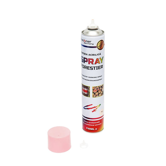 12 Vernice spray per marcatura forestale rosa 750ml Breckner Germany