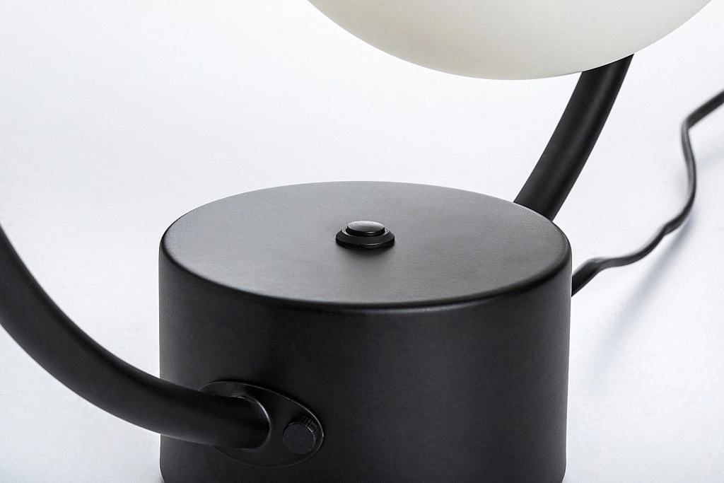 Lampada da tavolo Rabalux Mesiro nera/bianca E14 25W
