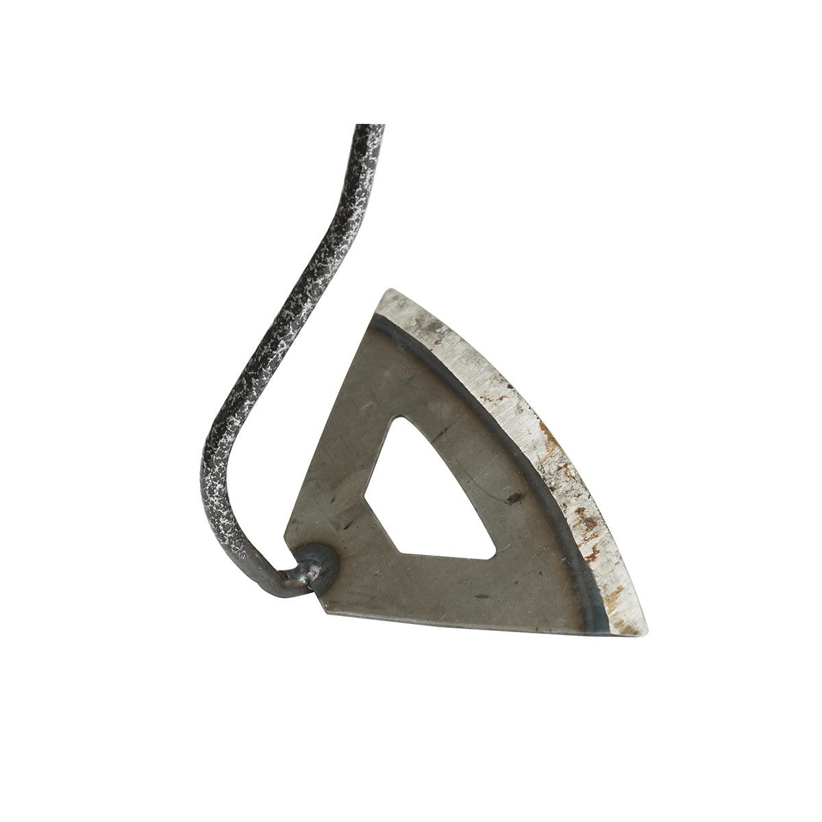 Zappa con manico metallico da 1,6 metri e lama da 215 mm