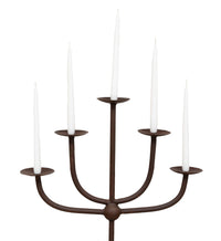 Biscottini CANDELIERE A PIANTANA IN FERRO BATTUTO LAVORATO A MANO dimensioni lunghezza