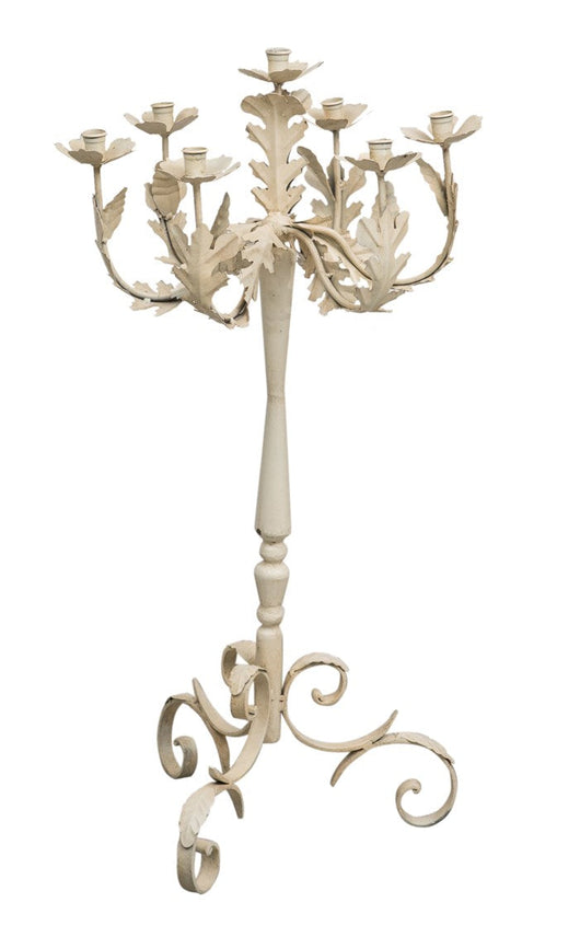 Biscottini CANDELIERE IN FERRO BATTUTO LAVORATO A MANO L48XPR48XH52 CM mano, finitura