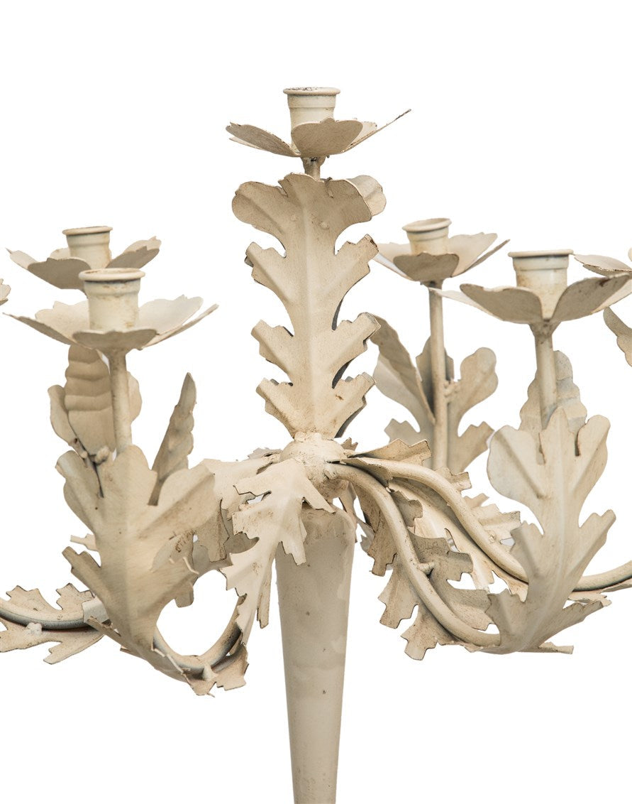 Biscottini CANDELIERE IN FERRO BATTUTO LAVORATO A MANO L48XPR48XH52 CM mano, finitura