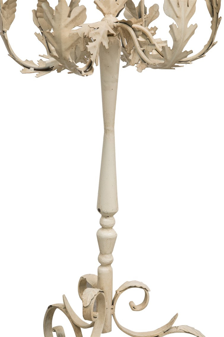 Biscottini CANDELIERE IN FERRO BATTUTO LAVORATO A MANO L48XPR48XH52 CM mano, finitura