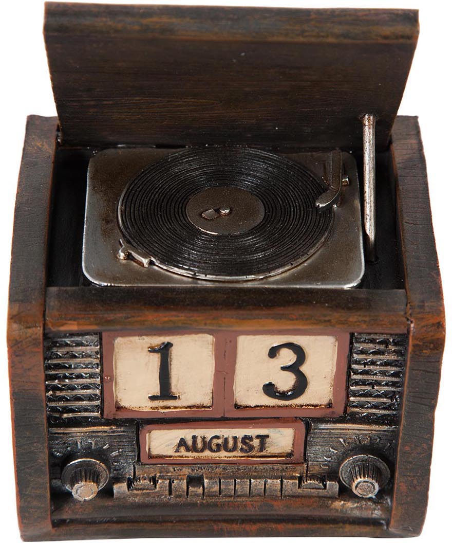 Biscottini Carillon vintage 10,8x8,7x13,6 cm carica manuale resina Offerta Speciale