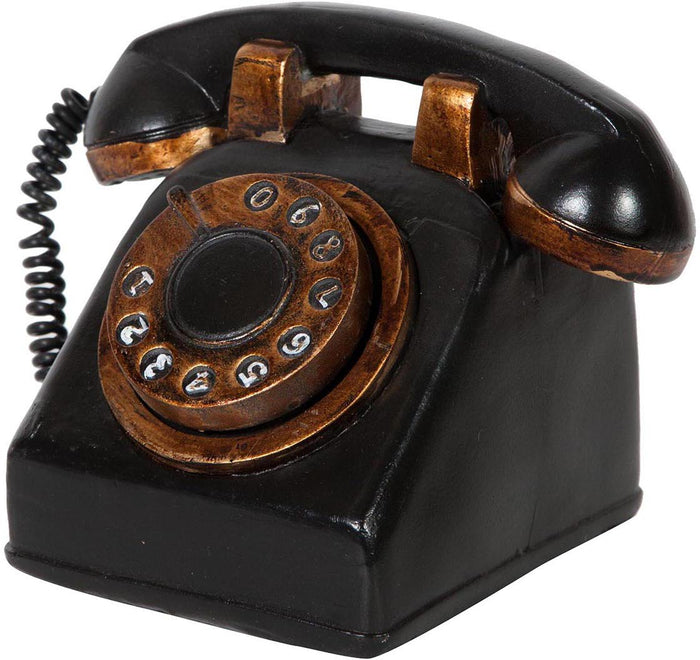 Biscottini Carillon vintage 15,2x10,8x11,2 cm carica manuale resina Offerta Speciale