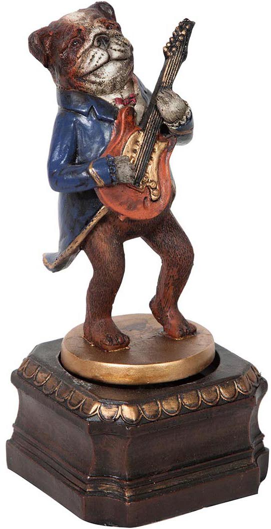 Biscottini Carillon vintage 8x8x17 cm carica manuale resina L8xPR8xH17 L8xPR8xH17