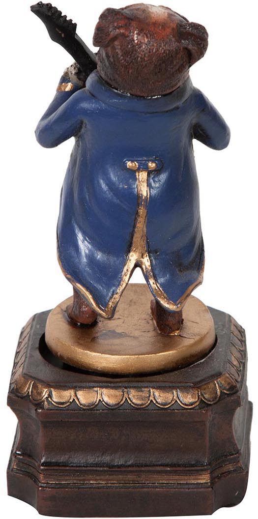 Biscottini Carillon vintage 8x8x17 cm carica manuale resina L8xPR8xH17 L8xPR8xH17