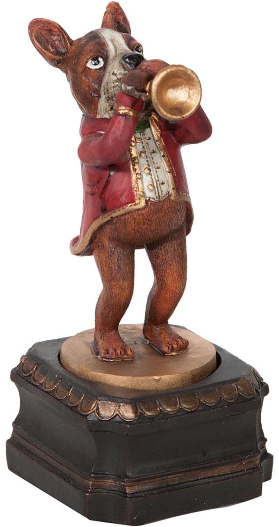 Biscottini Carillon vintage 8x8x17,3 cm carica manuale resina L8xPR8xH17 L8xPR8xH17