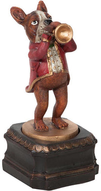 Biscottini Carillon vintage 8x8x17,3 cm carica manuale resina L8xPR8xH17 L8xPR8xH17