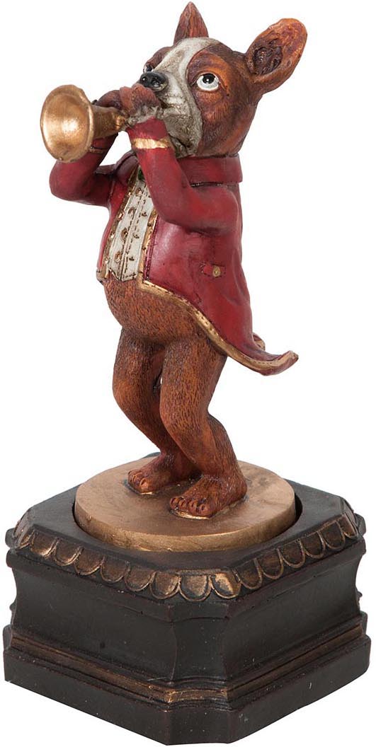 Biscottini Carillon vintage 8x8x17,3 cm carica manuale resina L8xPR8xH17 L8xPR8xH17