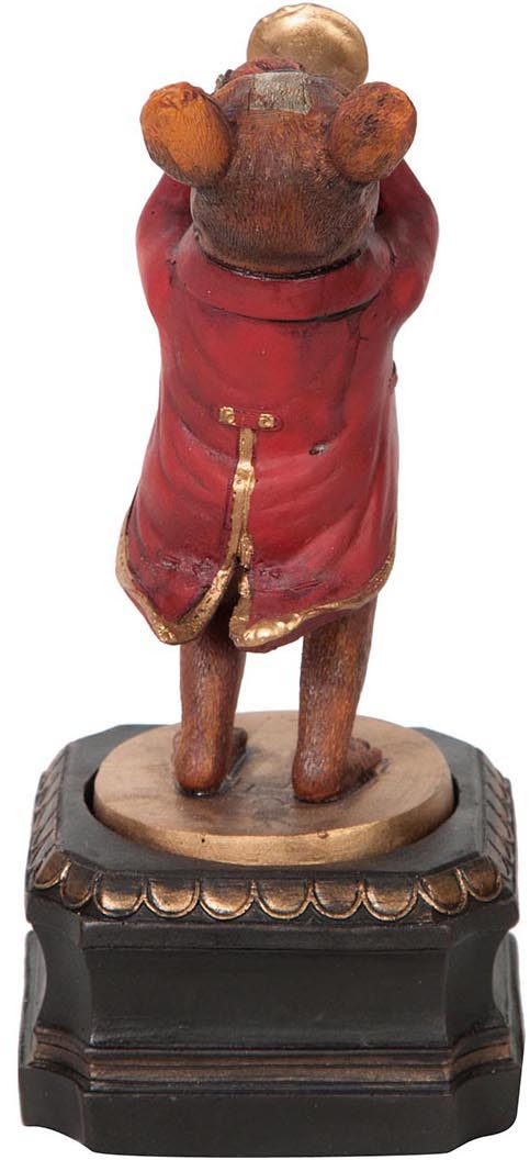 Biscottini Carillon vintage 8x8x17,3 cm carica manuale resina L8xPR8xH17 L8xPR8xH17