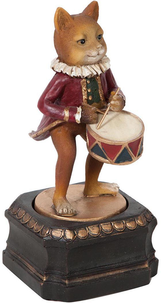 Biscottini Carillon vintage 8x8x17,7 cm carica manuale resina L8xPR8xH17 L8xPR8xH17