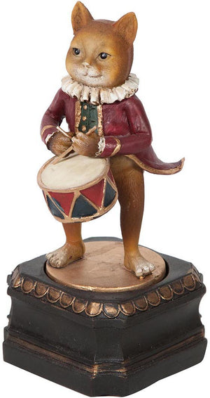 Biscottini Carillon vintage 8x8x17,7 cm carica manuale resina L8xPR8xH17 L8xPR8xH17