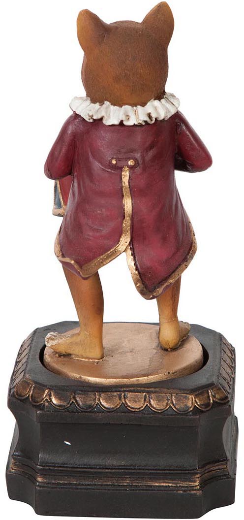 Biscottini Carillon vintage 8x8x17,7 cm carica manuale resina L8xPR8xH17 L8xPR8xH17