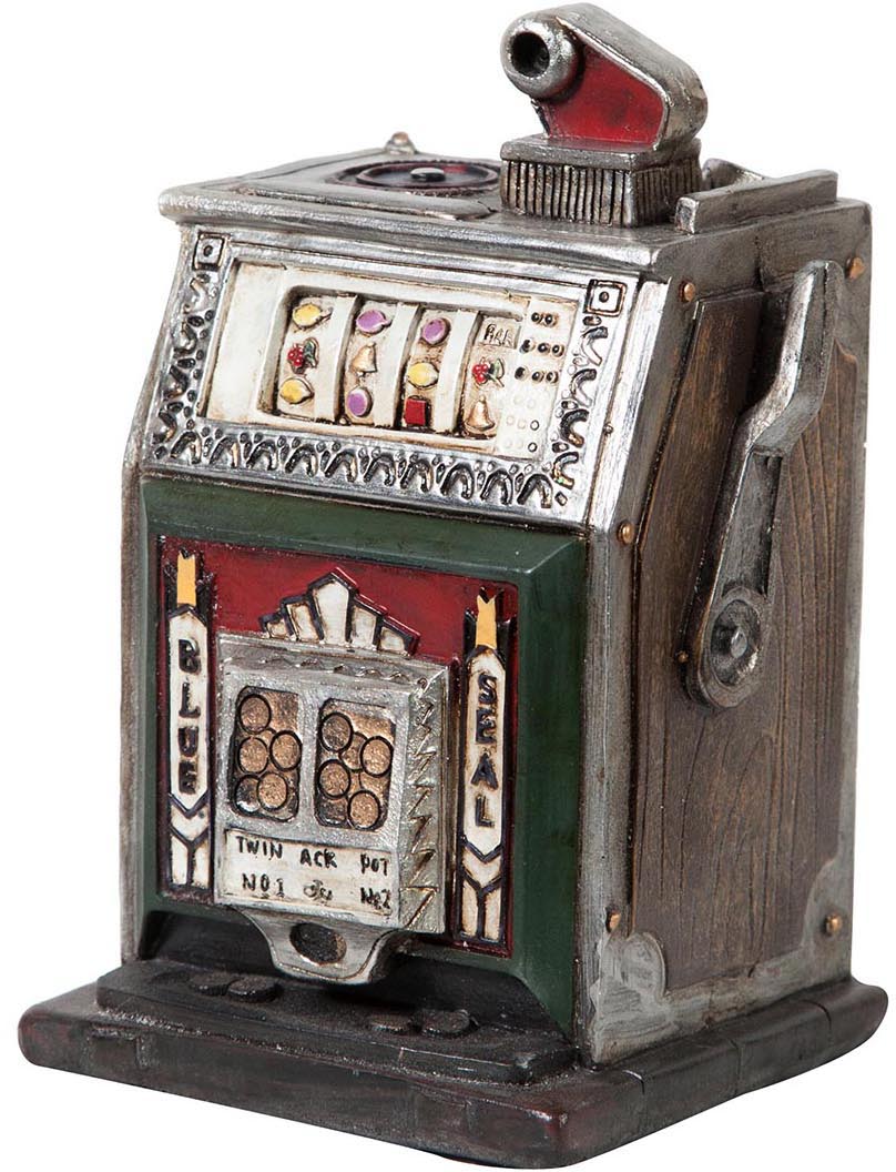 Biscottini Carillon vintage 9,7x9x15 cm carica manuale resina L7xPR9xH15 L7xPR9xH15