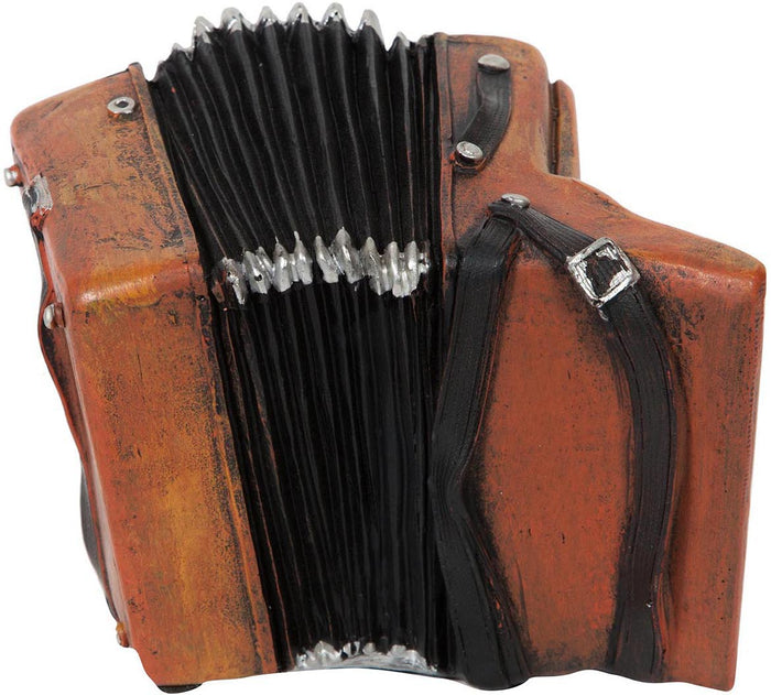 Biscottini Carillon vintage Fisarmonica marrone carica manuale resina Offerta Speciale