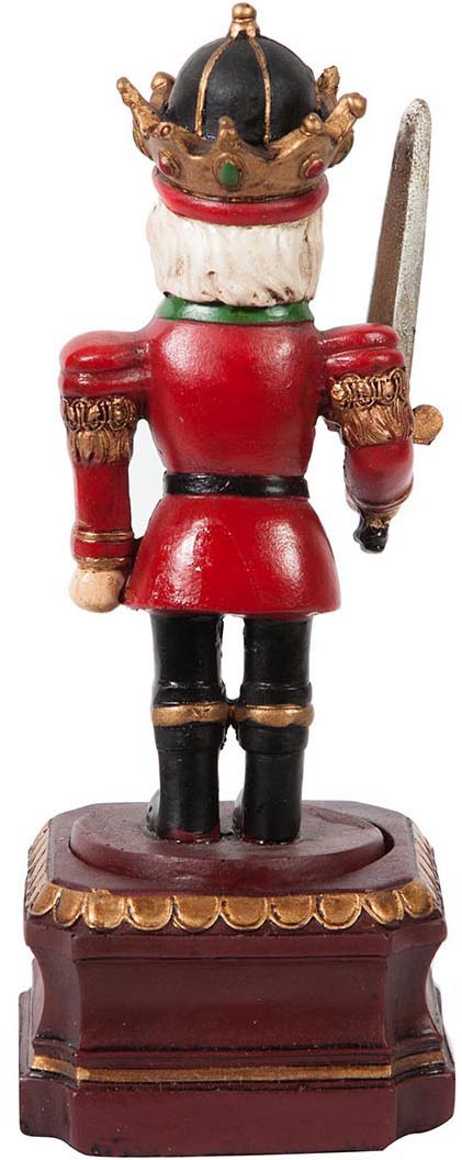 Biscottini Carillon vintage Uomo con spada carica manuale resina Offerta Speciale Qualità