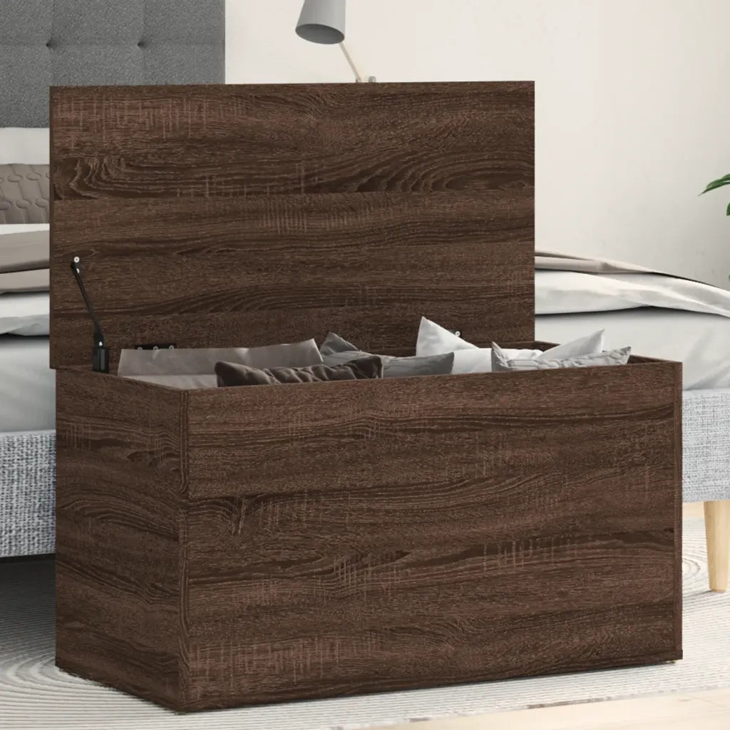 Cassapanca Rovere Marrone 84x42x46 cm in Legno Ingegnerizzato cod mxl 46222