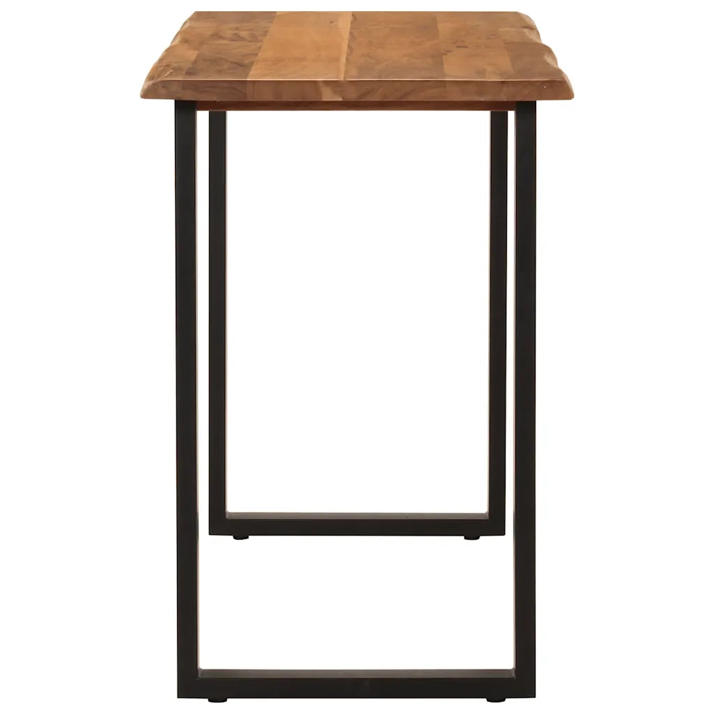 Tavolo da Pranzo 110x50x76 cm Legno Massello di Acacia 350289