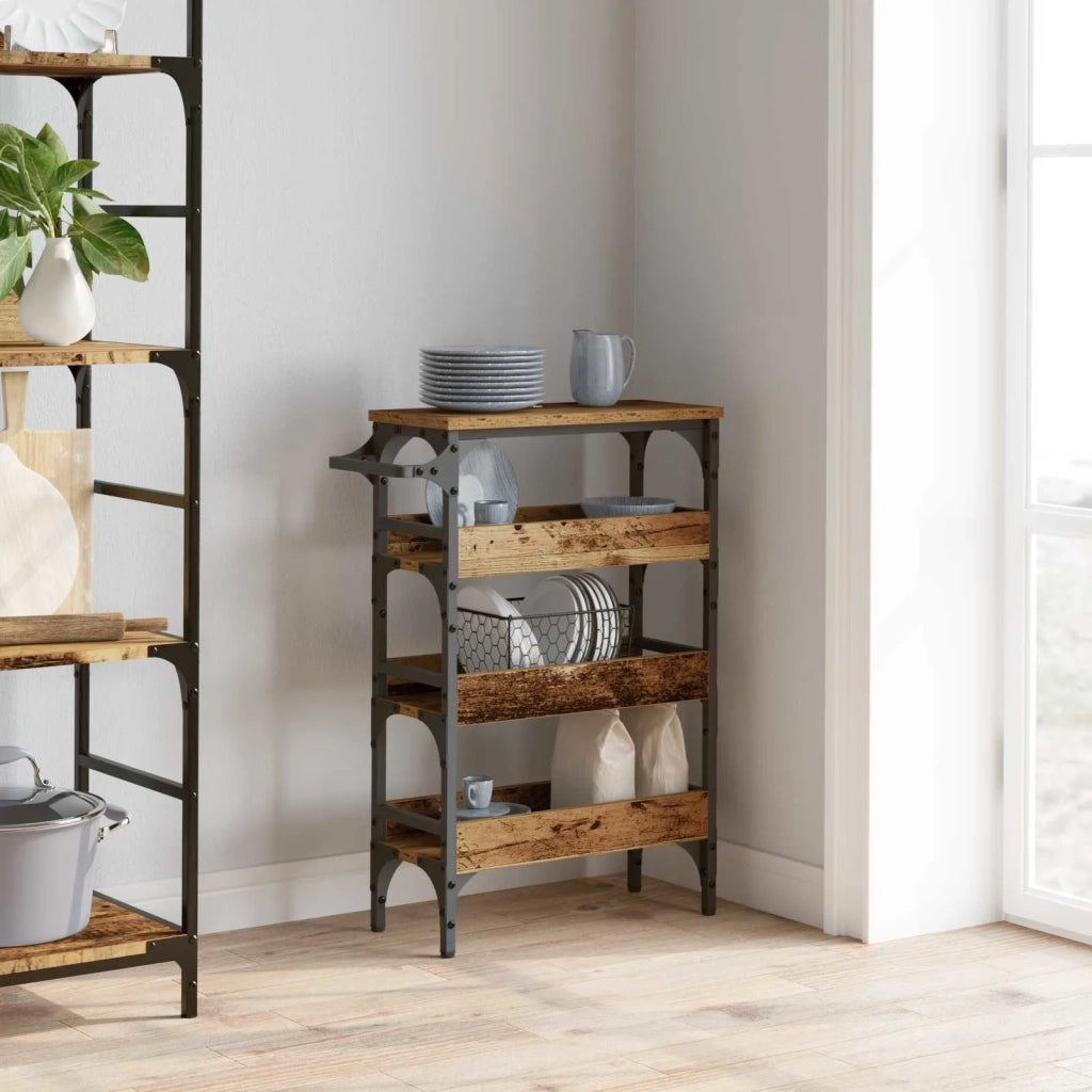 Carrello da Cucina Legno vecchio 53 x 20 x 76 cm CFW2864660