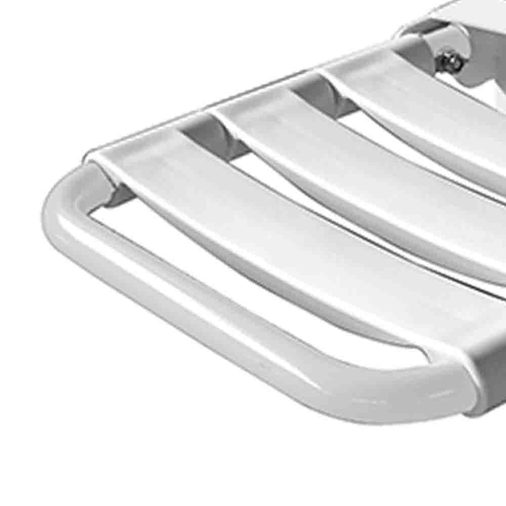 Sedile ribaltabile per doccia inox seduta con doghe