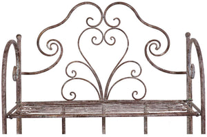 Biscottini Etagere multifunzione richiudibile in ferro battuto finitura ruggine anticata L63xPR33xH165 cm