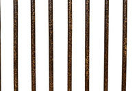 Biscottini Finestra finestrina grata in legno massello e in ferro antica e vecchia medievale con telaio da interno o da esterno