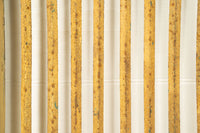 Biscottini Finestra finestrina grata in legno massello e in ferro antica e vecchia medievale con telaio da interno o da esterno