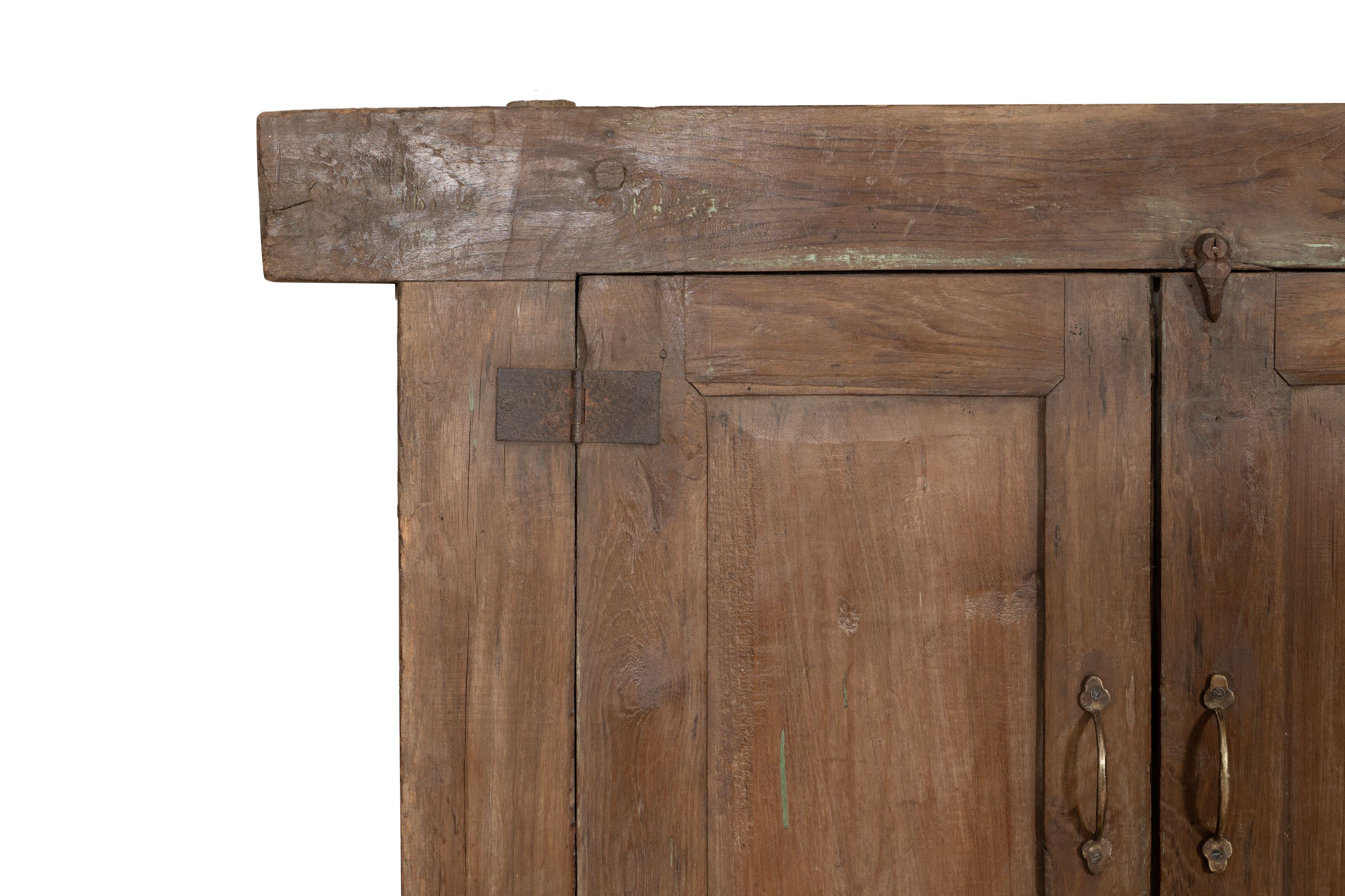 Biscottini Finestra finestrina grata porta in legno massello e in ferro antica e vecchia con telaio da interno o da esterno