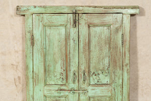 Biscottini Finestra finestrina grata porta in legno massello e in ferro antica e vecchia con telaio da interno o da esterno