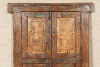 Biscottini Finestra finestrina grata porta in legno massello e in ferro antica e vecchia con telaio da interno o da esterno