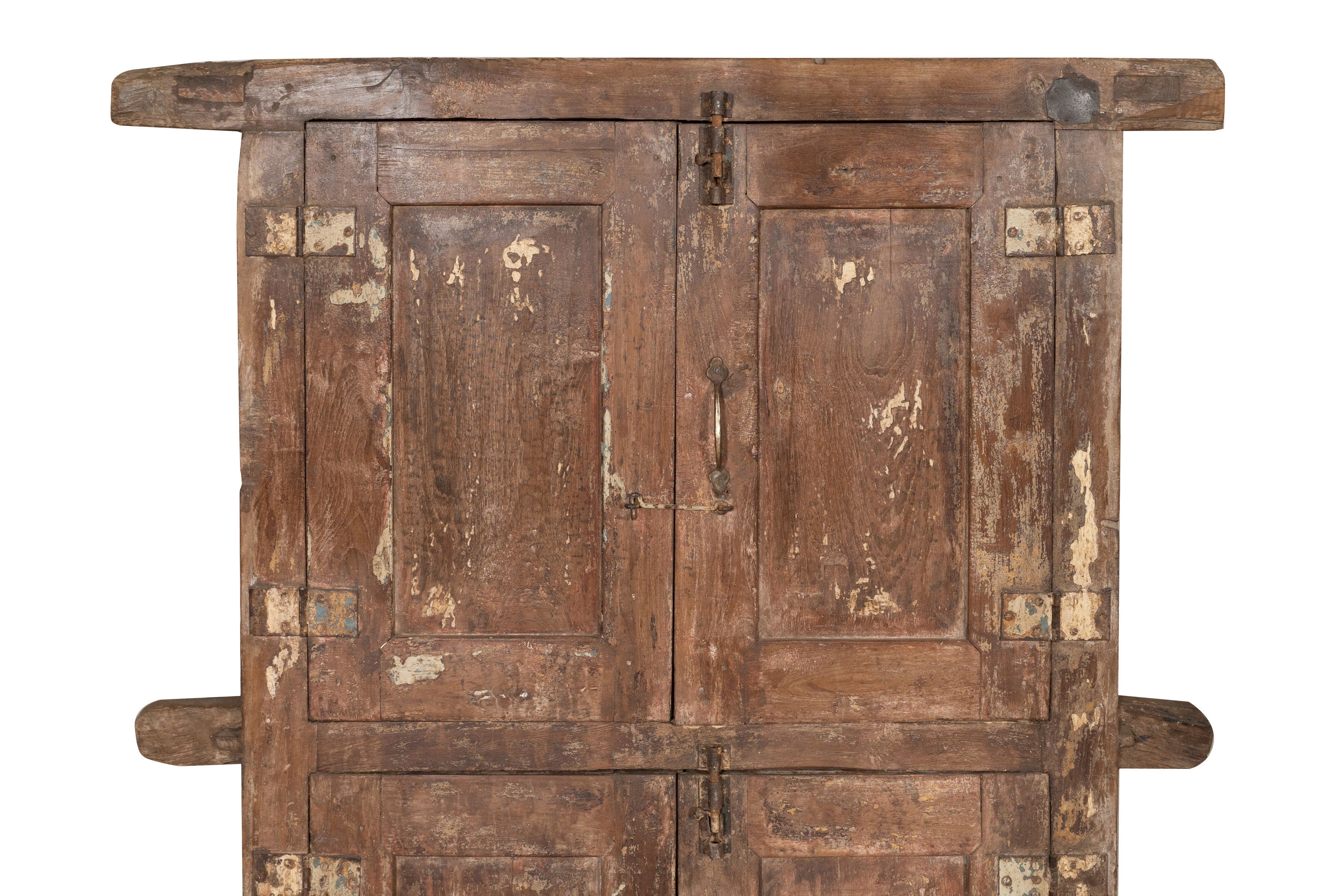 Biscottini Finestra finestrina grata porta in legno massello e in ferro antica e vecchia con telaio da interno o da esterno