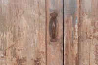 Biscottini Finestra finestrina grata porta in legno massello e in ferro antica e vecchia con telaio da interno o da esterno