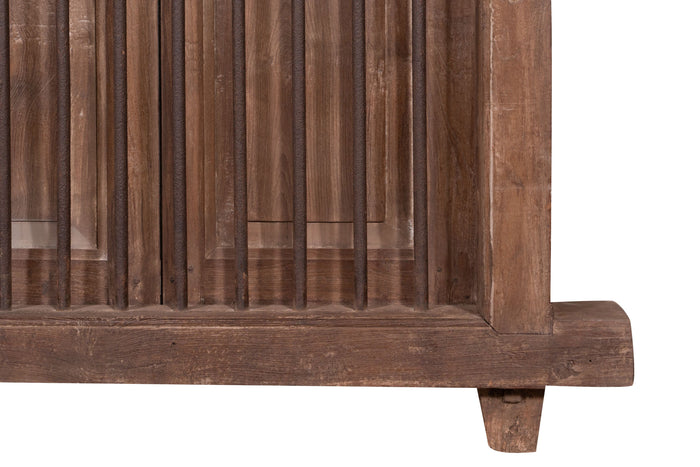 Biscottini Finestra finestrina grata porta in legno massello e in ferro antica e vecchia con telaio da interno o da esterno