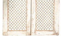 Biscottini Finestra finestrina grata porta in legno massello e in ferro antica e vecchia con telaio da interno o da esterno