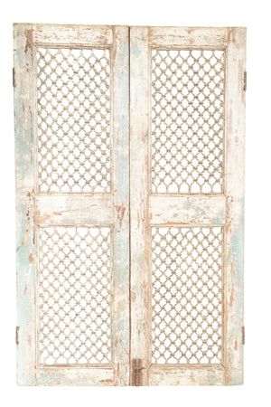 Biscottini Finestra finestrina grata porta in legno massello e in ferro antica e vecchia con telaio da interno o da esterno