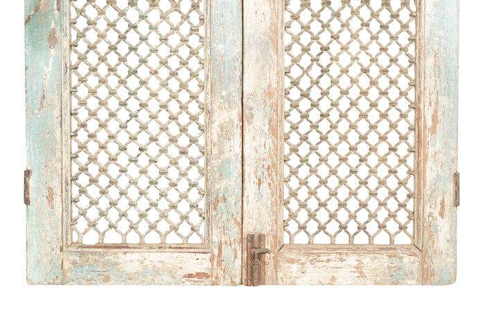 Biscottini Finestra finestrina grata porta in legno massello e in ferro antica e vecchia con telaio da interno o da esterno